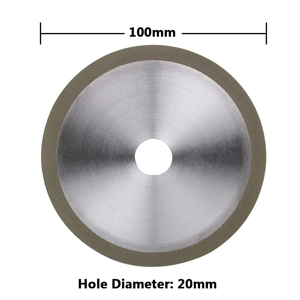 1 szt. Ściernica diamentowa 100/125 mm Ściernica Maszyna do cięcia Ściernica używana do obróbki i szlifowania twardych stopów 150#(100x20mm)