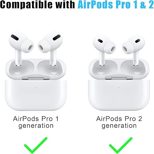 Miniatura 4 de [6 pares] Reemplazo de auriculares Airpod Pro Tips para Apple Airpods Pro y Airpods Pro 2 2ª generación – pequeño, mediano y grande (blanco)