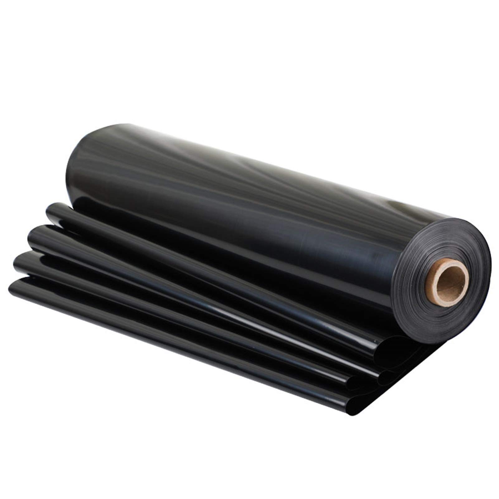 Bâche noire pour bassin étanche et souple de 0.2 mm idéale pour cascades et fontaines