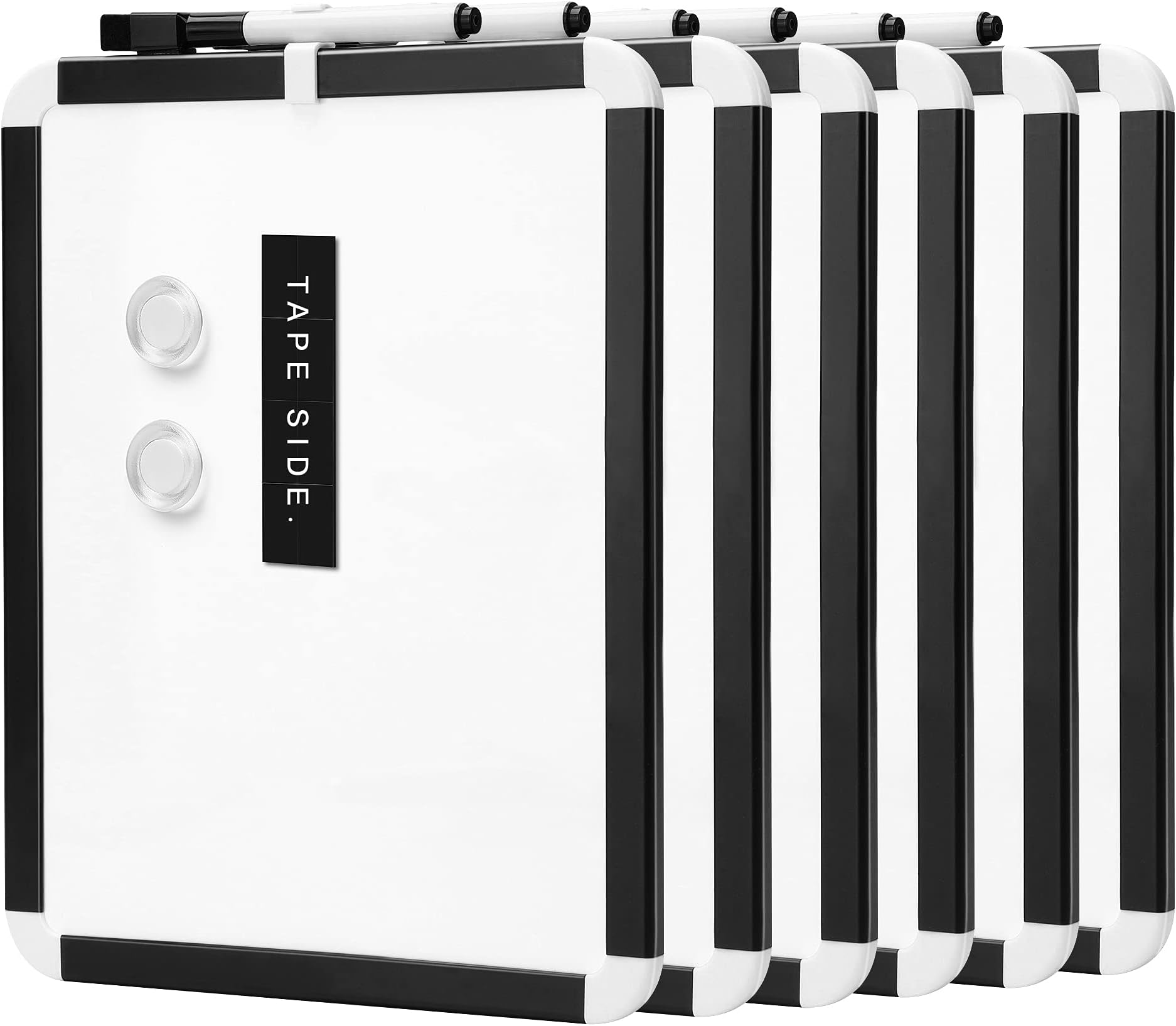 Amazon Basics Dry Erase Board, Plastic Frame, 8.5" x 11", 6 Pack Amazon.in Office