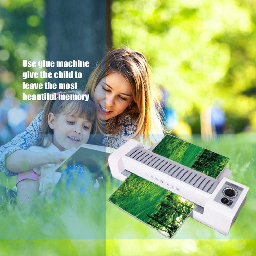 Laminator A4, wielofunkcyjny laminator na gorąco i na zimno z funkcją usuwania zacięć, do biura i domu