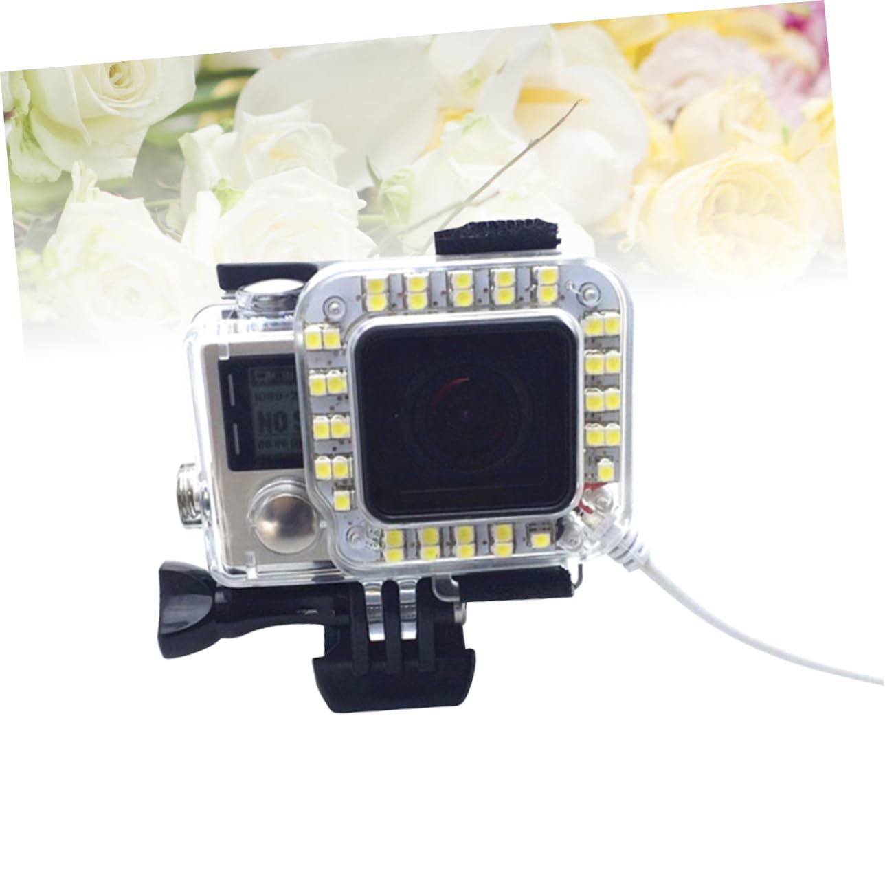 Angoily LED Ring Light for Photography Light with Cable Camera Flashlight for Enhanced Lighting Photography and Video Shooting