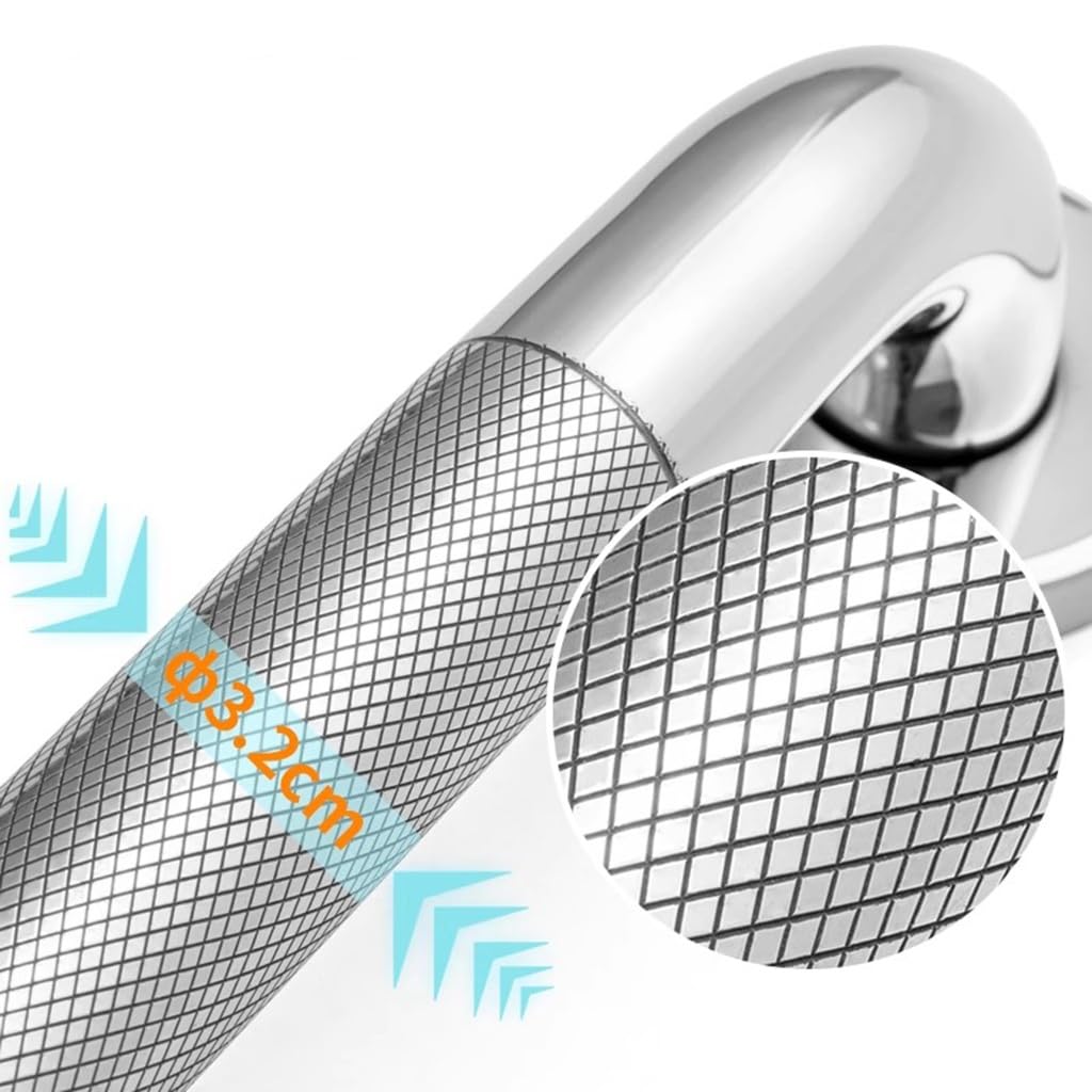 Maniglioni Antiscivolo In Acciaio Inox For Doccia, Corrimano Di Sicurezza For Bagno Ad Alta Resistenza, Maniglia For Disabili Montata A Parete, For Anziani E Anziani Che Soffrono Infortuni(50cm)