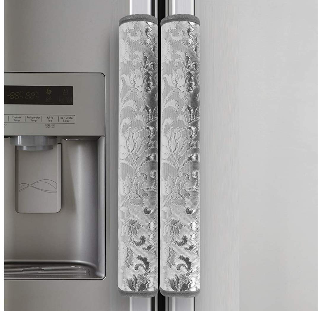 Sa Decor Fridge Handle Cover Silver Refrigerator Kitchen Decor (Silver) (B08V352YRT) Amazon Price History, Amazon Price Tracker