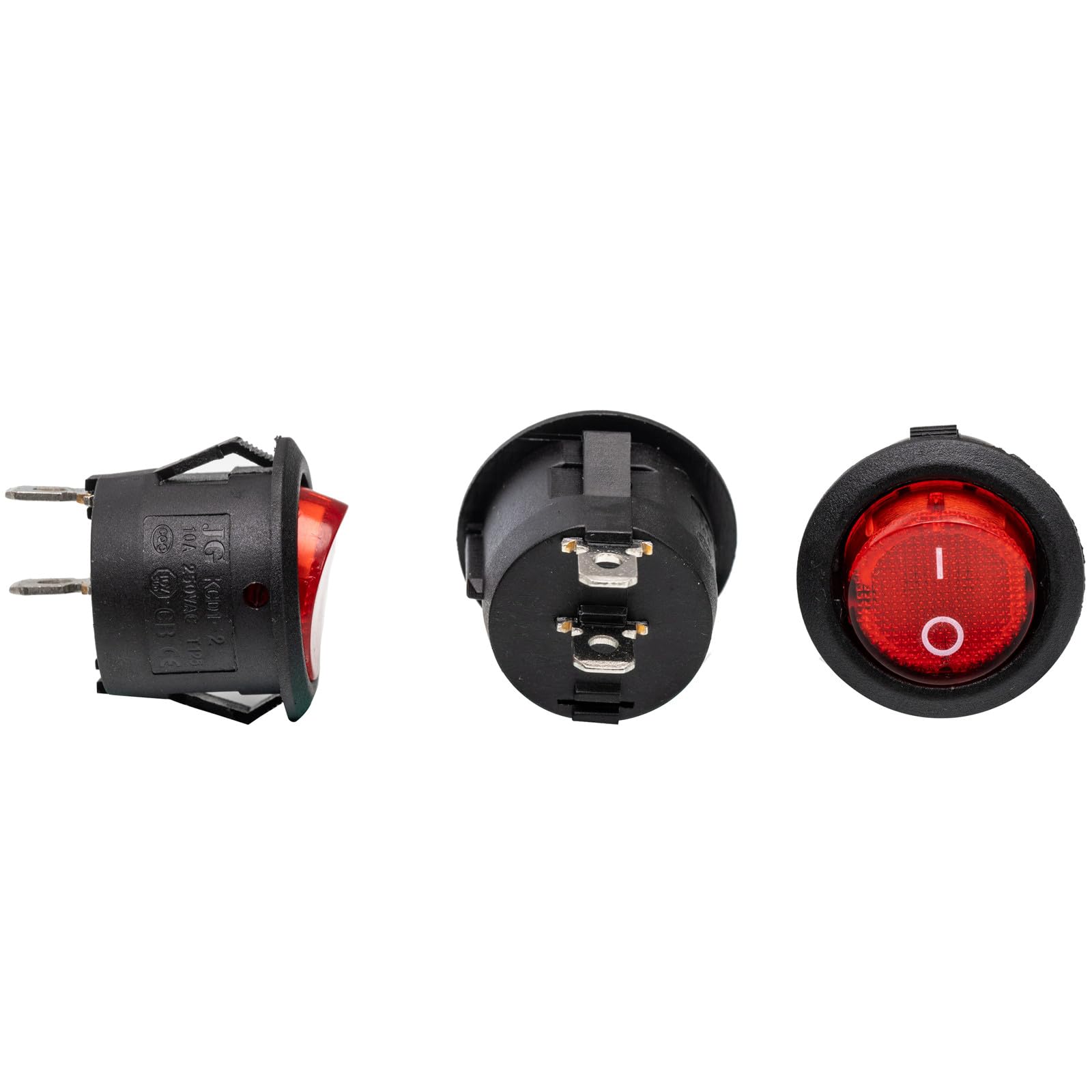 2Pcs 2Pin Adapts Power Switch or Light Switch for Kids car Toys,ON-Off Replacement Power Button for Ride on car Start Switch Button