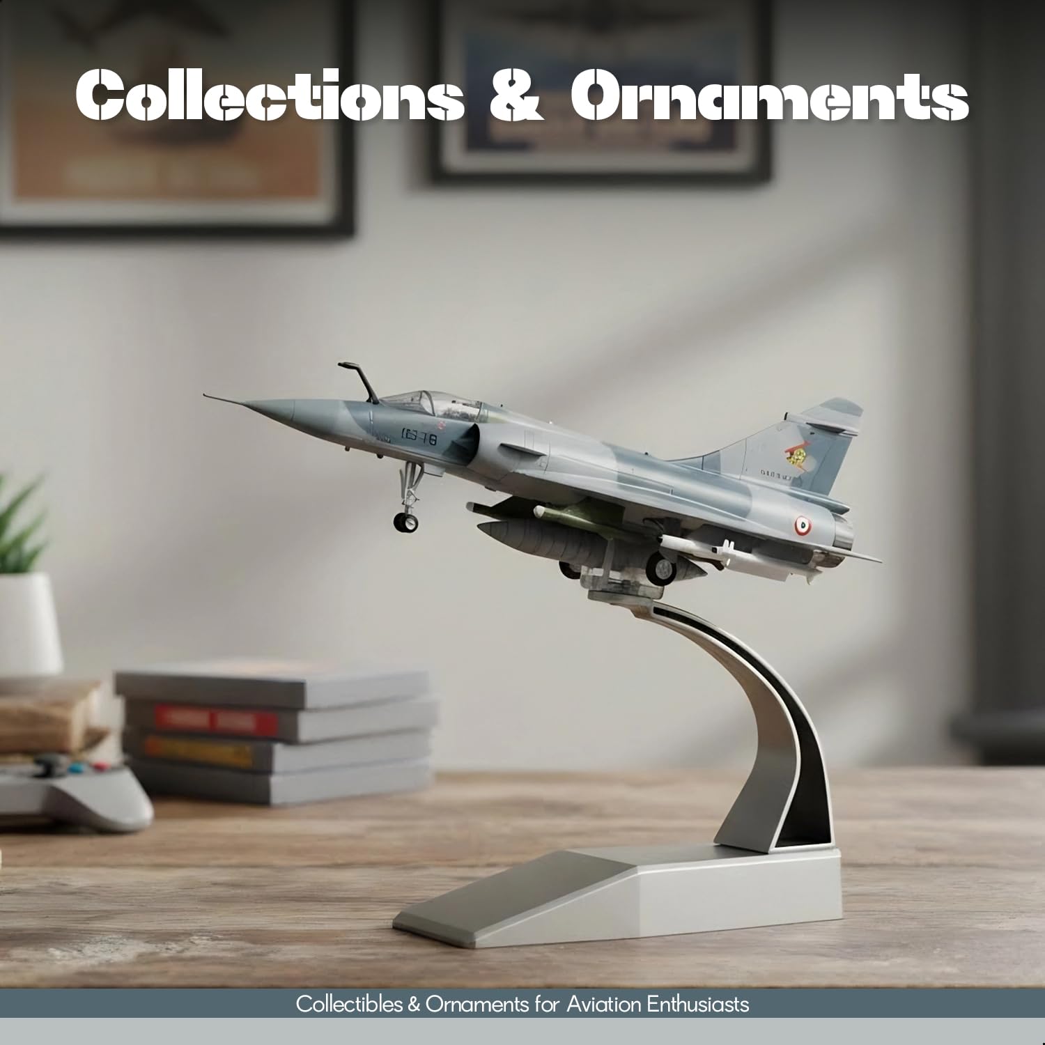 Mirage 2000 Flugzeugmodell Dassault französische Luft- und Raumstreitkräfte Multirole Fighter Miniatur 103-YG Militär Metall Druckguss Flugzeug Modellbausatz für Erwachsene Sammlung und