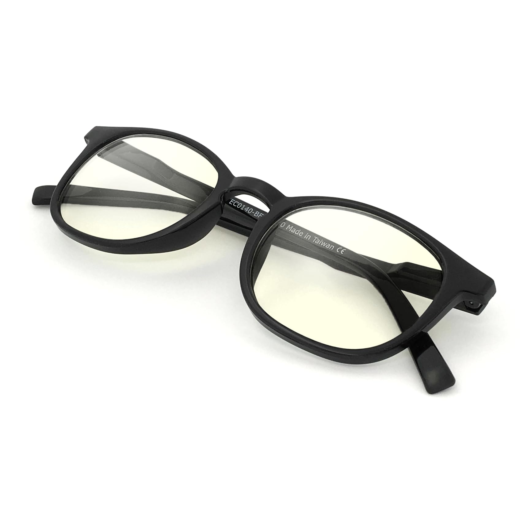 J+S Vision Blue Light Blocking Glasses for Men Women | Computer Gaming Work| Anti Strain Fatigue UV Glare | Medium-Small Fit