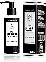Balm Tonalizante Black Control Escurecedor Gradual Reduz Fios Brancos Cabelo e Barba 135ml You Man