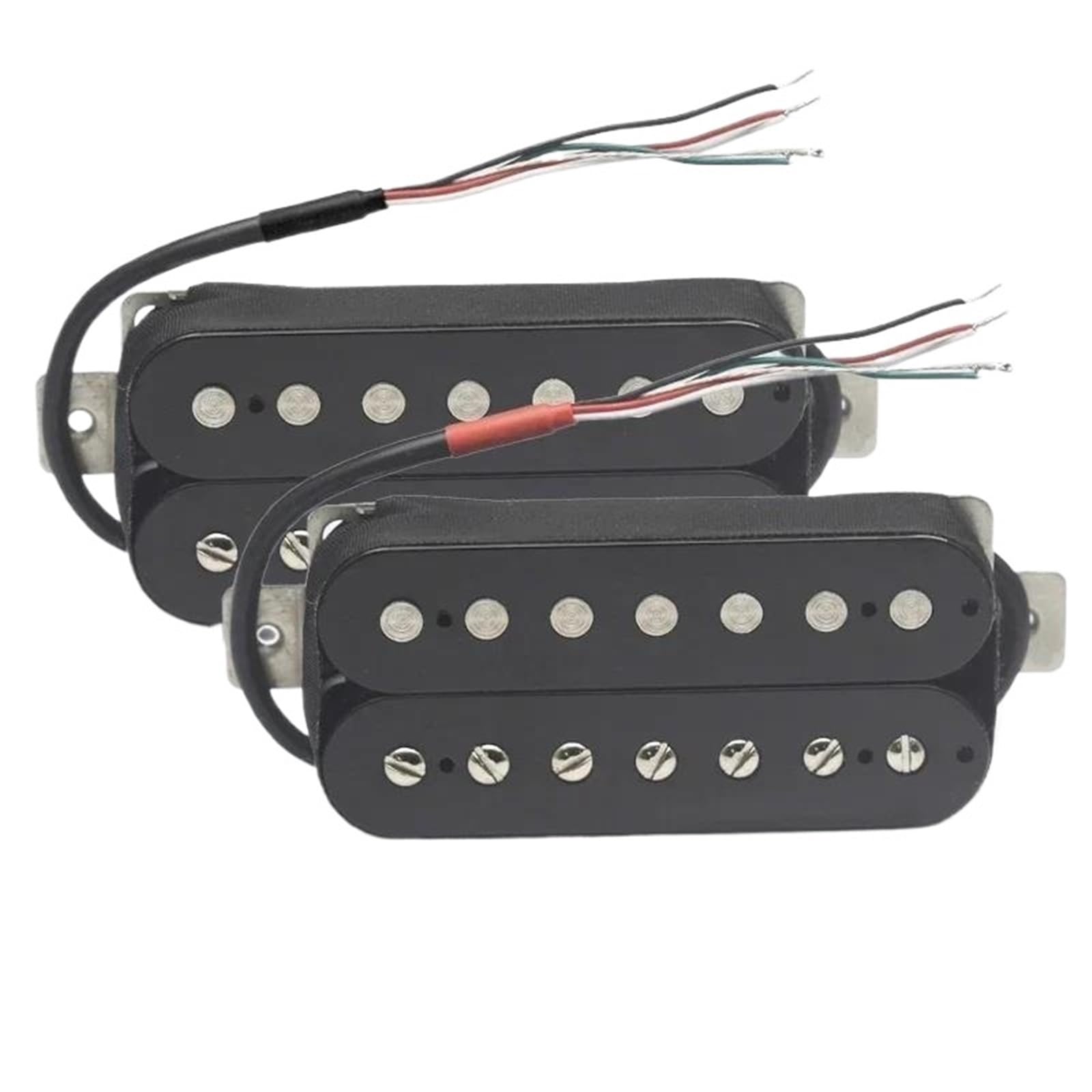 Amantes de la música Pastilla Para Guitarra Eléctr Pastilla Humbucker De Guitarra Eléctrica Alnico 5 Bobina Dividida Piezas De Guitarra De 7 Cuerdas Salida De N-8.8K B-14.2K(B)