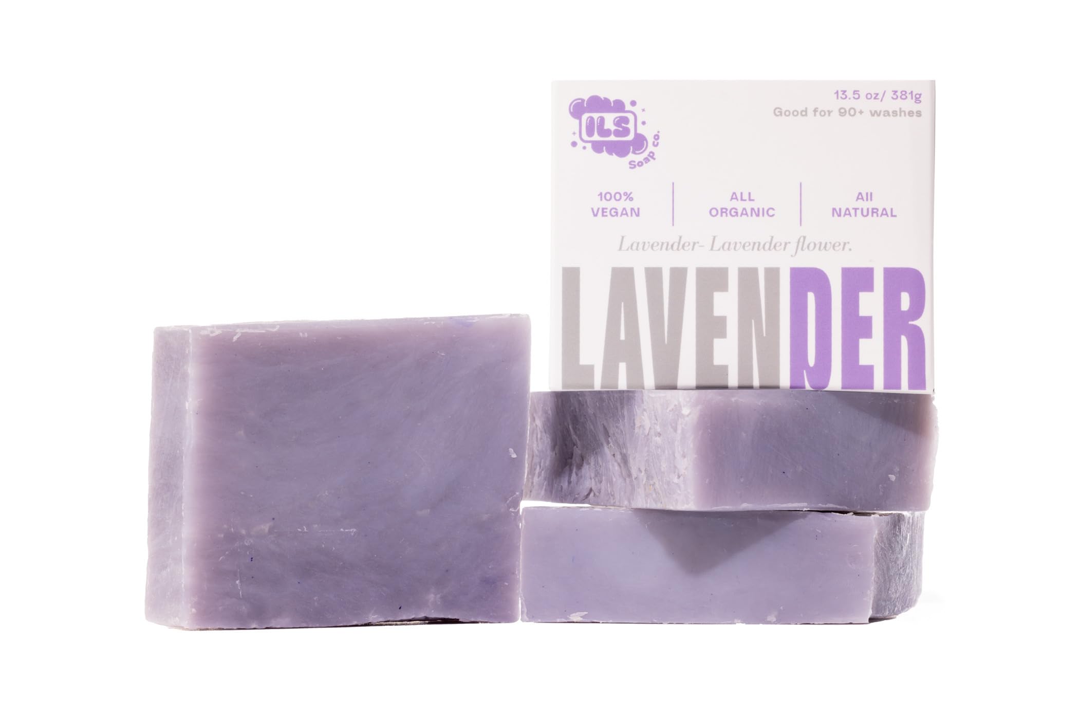 ILS Soap Co.– All-Natural Soap bar for Men & Women – Cold Process, Handmade in the USA