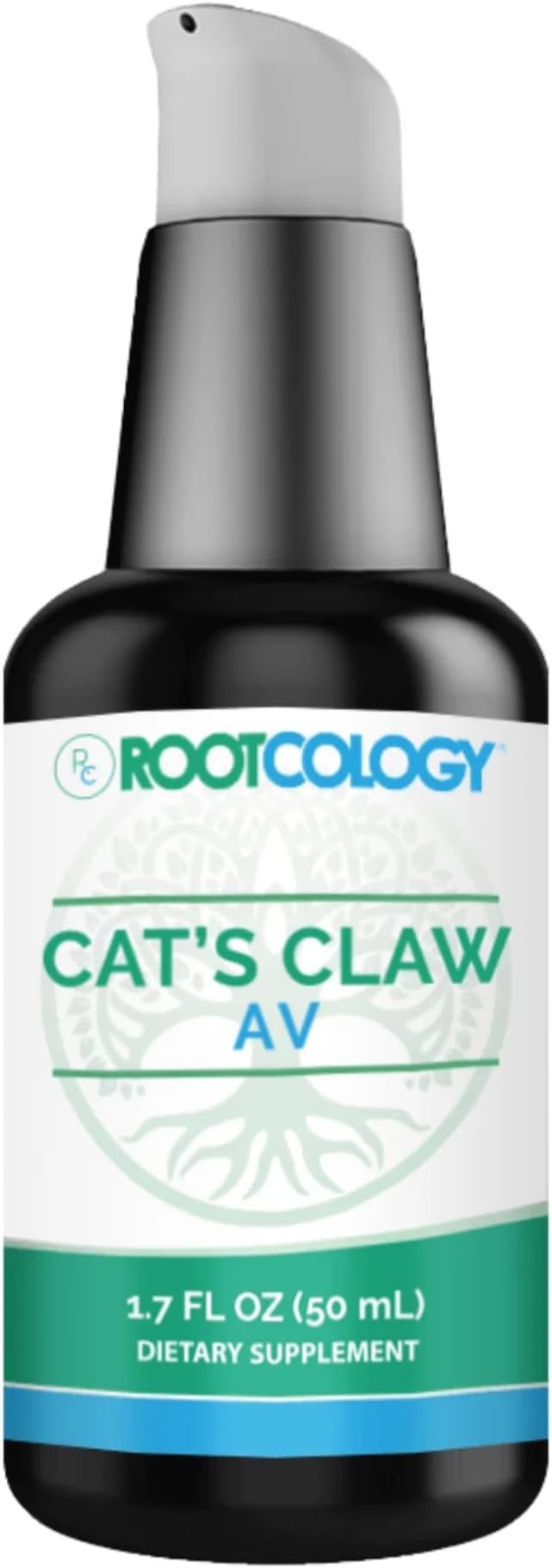 Rootcology Cat's Claw AV - Cat’s Claw Extract for Immune System Support with Lemon Balm Extract and Natural Mint Oil (1.7 Fl Oz)