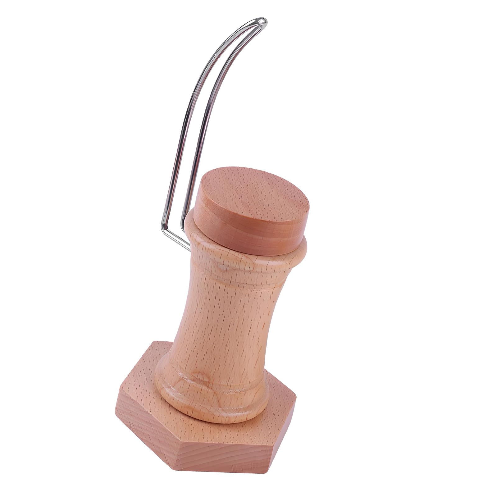 Multiple Angles Rotating Wooden Handheld Vise Clamping Tool for Miniature Model Crafting and Coloring Tasks Model Making Tool