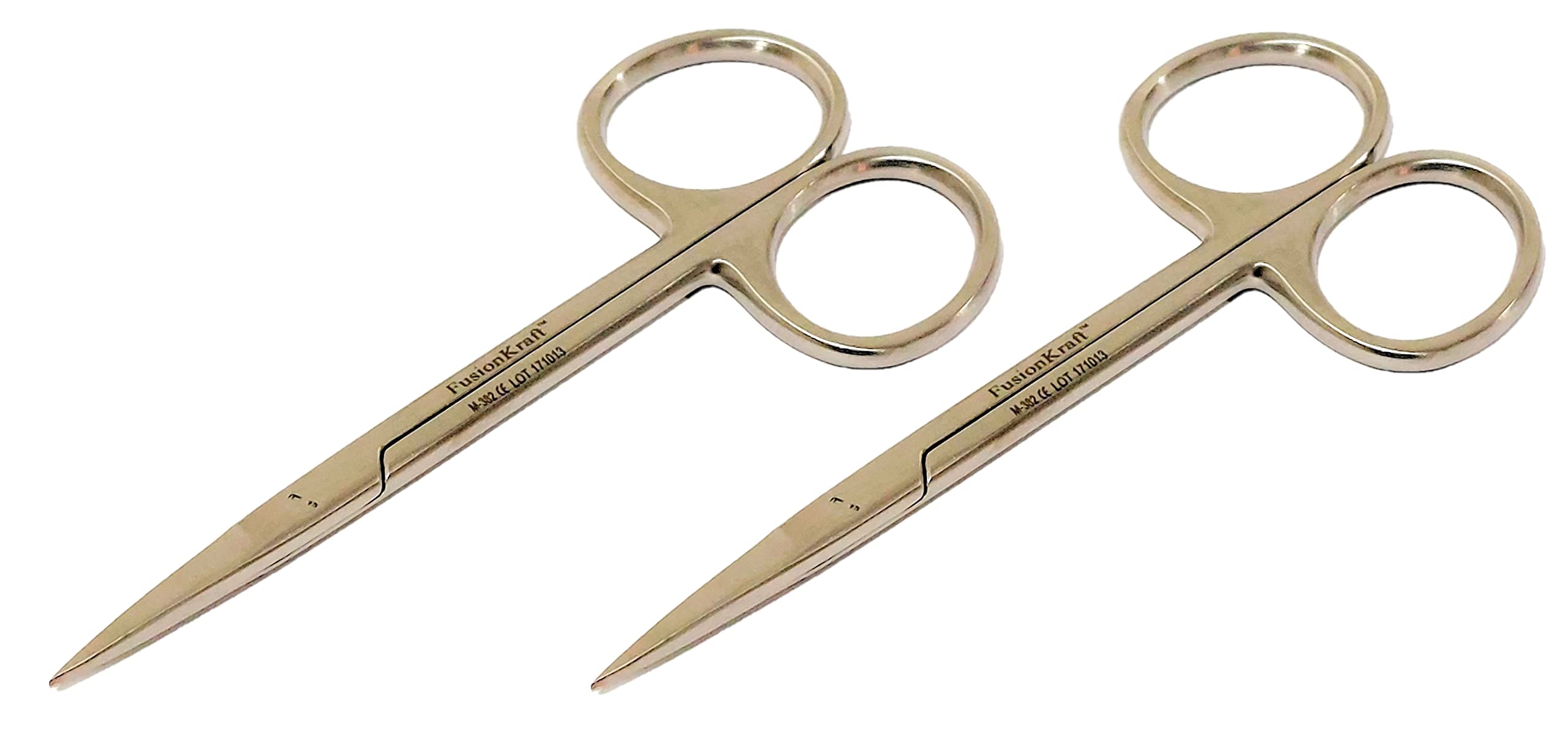FusionKraft Iris Scissors, Straight Blade, Sharp Pointed Tips, 4" (Pack of 2) (B09P59Q8MZ) Amazon Price History, Amazon Price Tracker