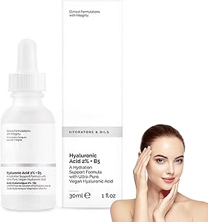 Hyaluronic Acid 2% + B5,Skincare Serum,Hyaluronic Acid For Face Hydrated,Hyaluronic Acid Serum for Face to Plump and Smooth Skin,Face Serum for Women & Men,Skin Care.