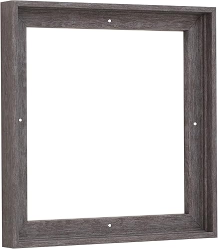 Marco flotante cuadrado para pintura en lienzo, panel de madera, panel de lienzo y bastidor con lienzo Marco flotante para obras de 58pulgadas, 34y