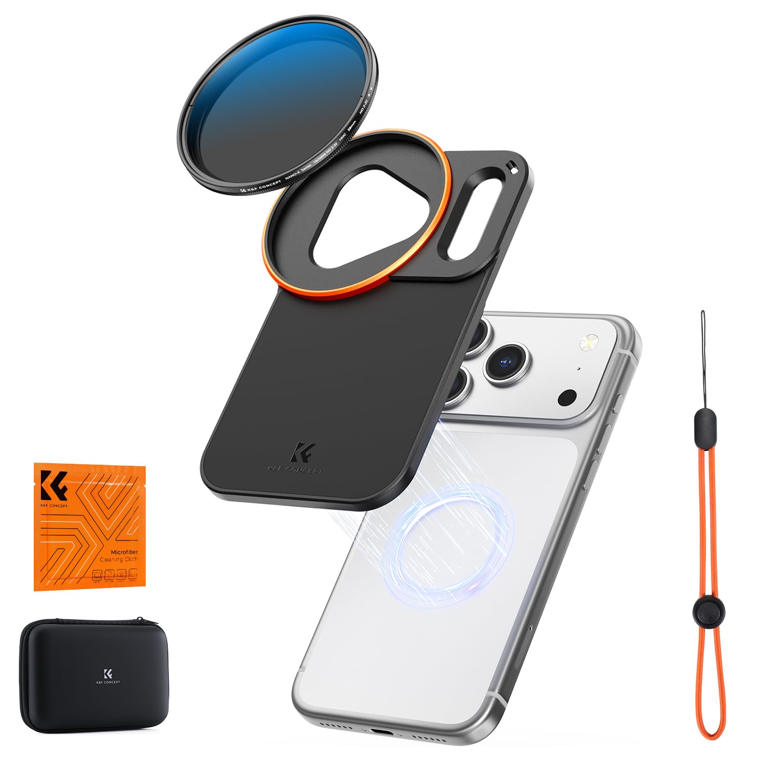 Amazon.co.jp: K&F CONCEPT iPhone 17 Pro Max専用 可変NDフィルター