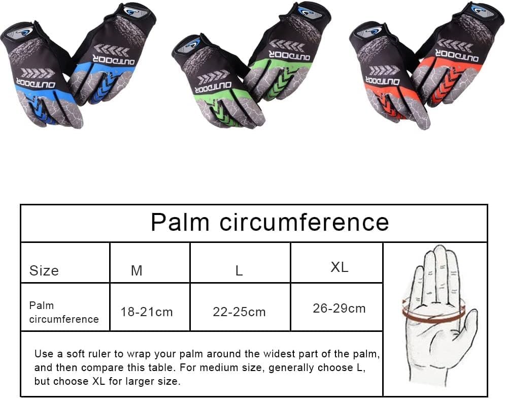 SEFLICA® Cycling Gloves | Non-Slip Sun Protection Gloves for Men & Women | Warm, High-Temperature Resistant Gloves for Mountain Biking, Motorcycle Riding, Cricket, Tennis & Outdoor Sports (Green) 2