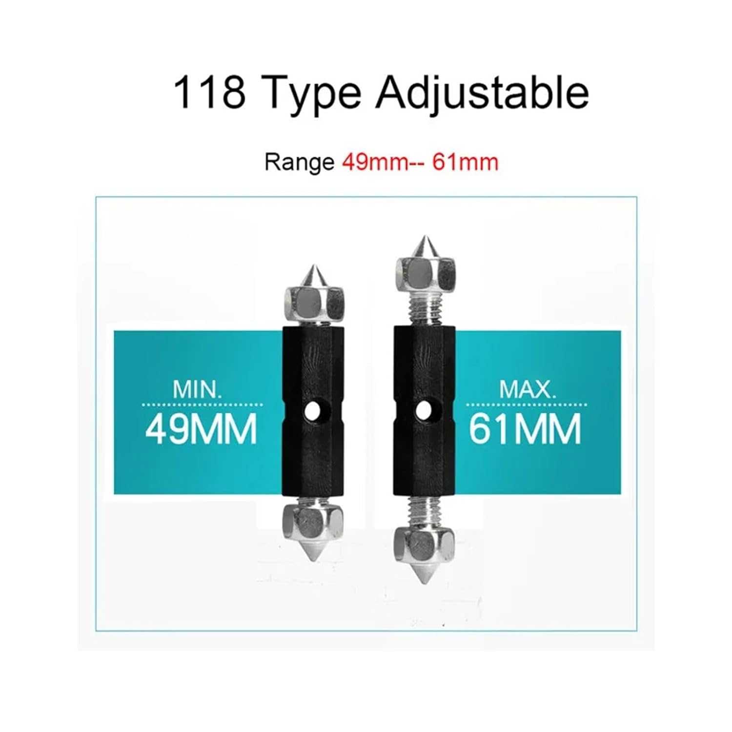 86 Type Wall Box Repair Tool 30 Pieces Cassette Repairer Electrical Box Repairer Cassette Screws Support Rod for Wall Mounted Switch Box 86/118 Type(86 Type)