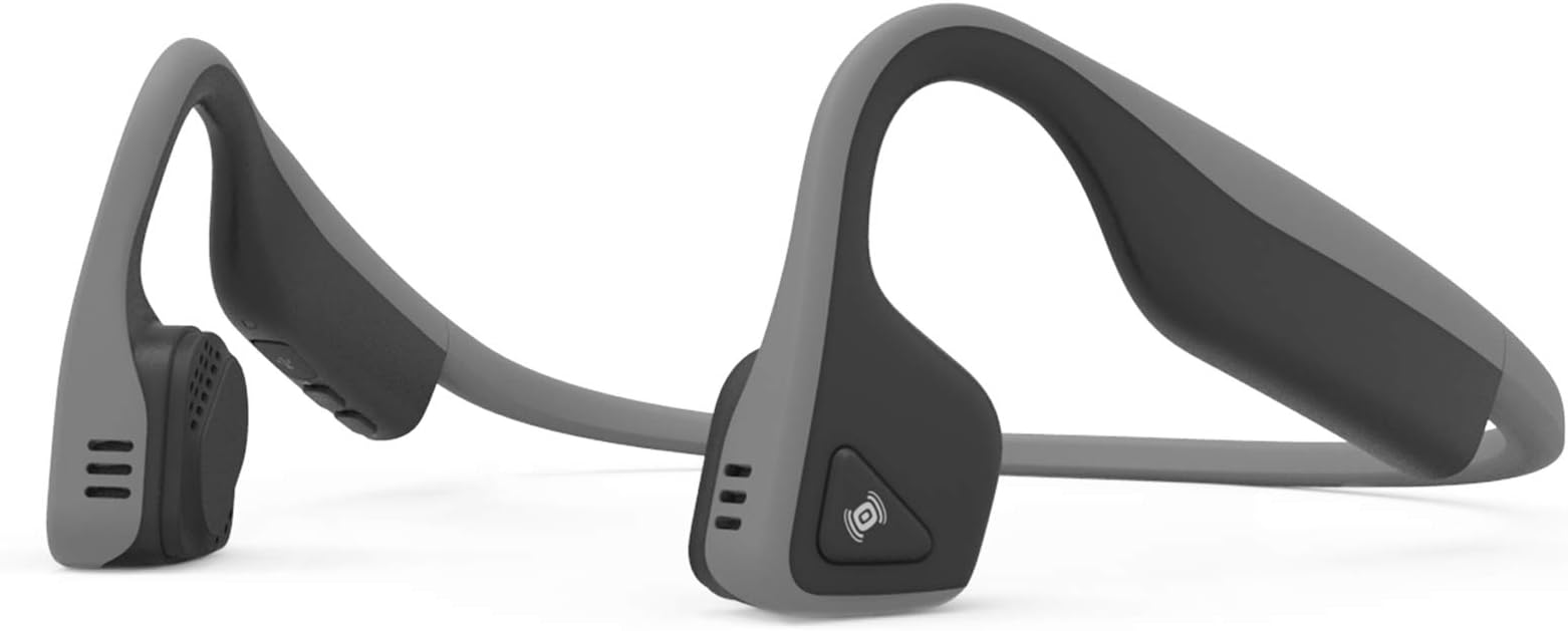 Titanium Bone Conduction Wireless Bluetooth Headphones, Slate Grey