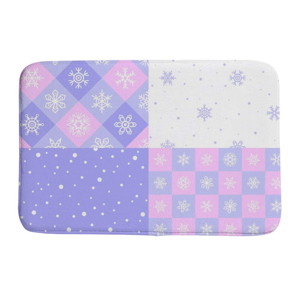 Tapis de bain géométrique lavable en machine pour sol de salle de bain