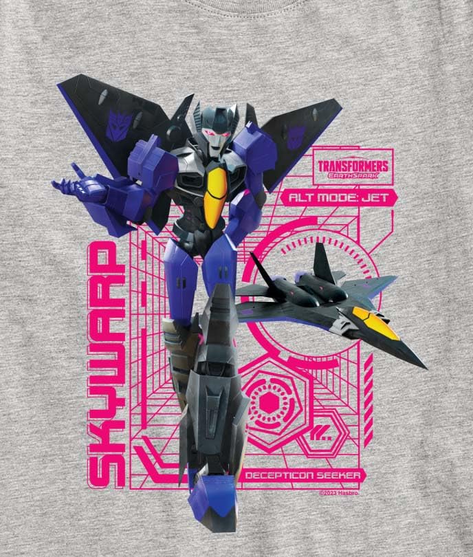 Transformers - Earth Spark - Skywarp - Youth Short Sleeve T-Shirt2