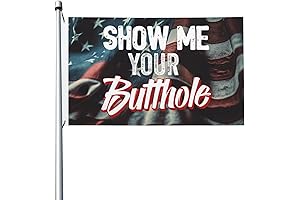 Show Me Your Butthole Proudly Displayed on This Vibrant Flag