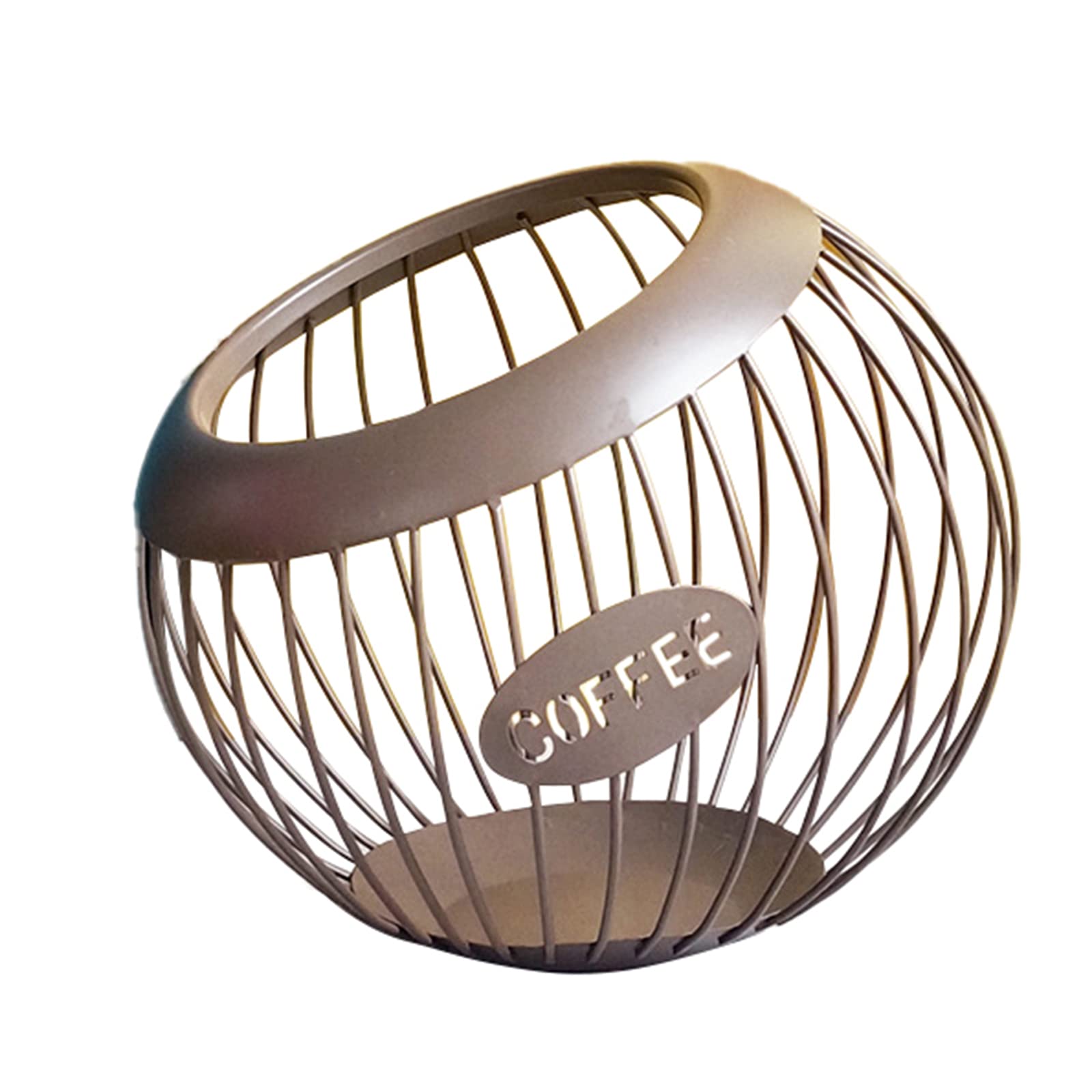 Portacapsule Da Caff&egrave; In Metalloo - Supporto Mensola Per Cialde, Grande Capacit&agrave;