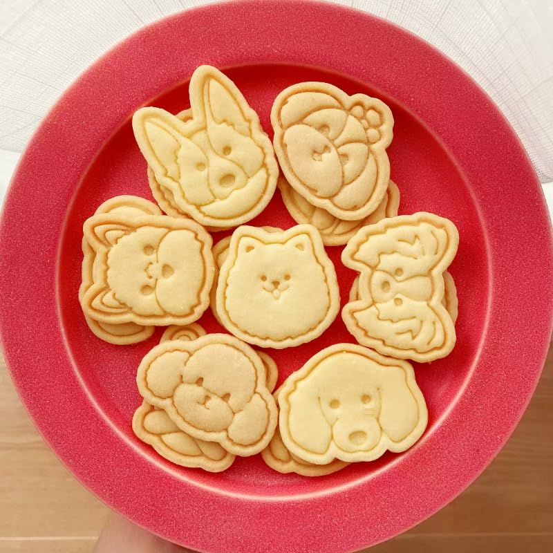 Amazon | KUNNKENN クッキー型 犬 トイプードル・ビションフリーゼ