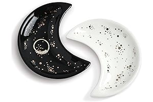 Exquisite Zodiac Decor: Glamorous Moon Jewelry Dish Tray