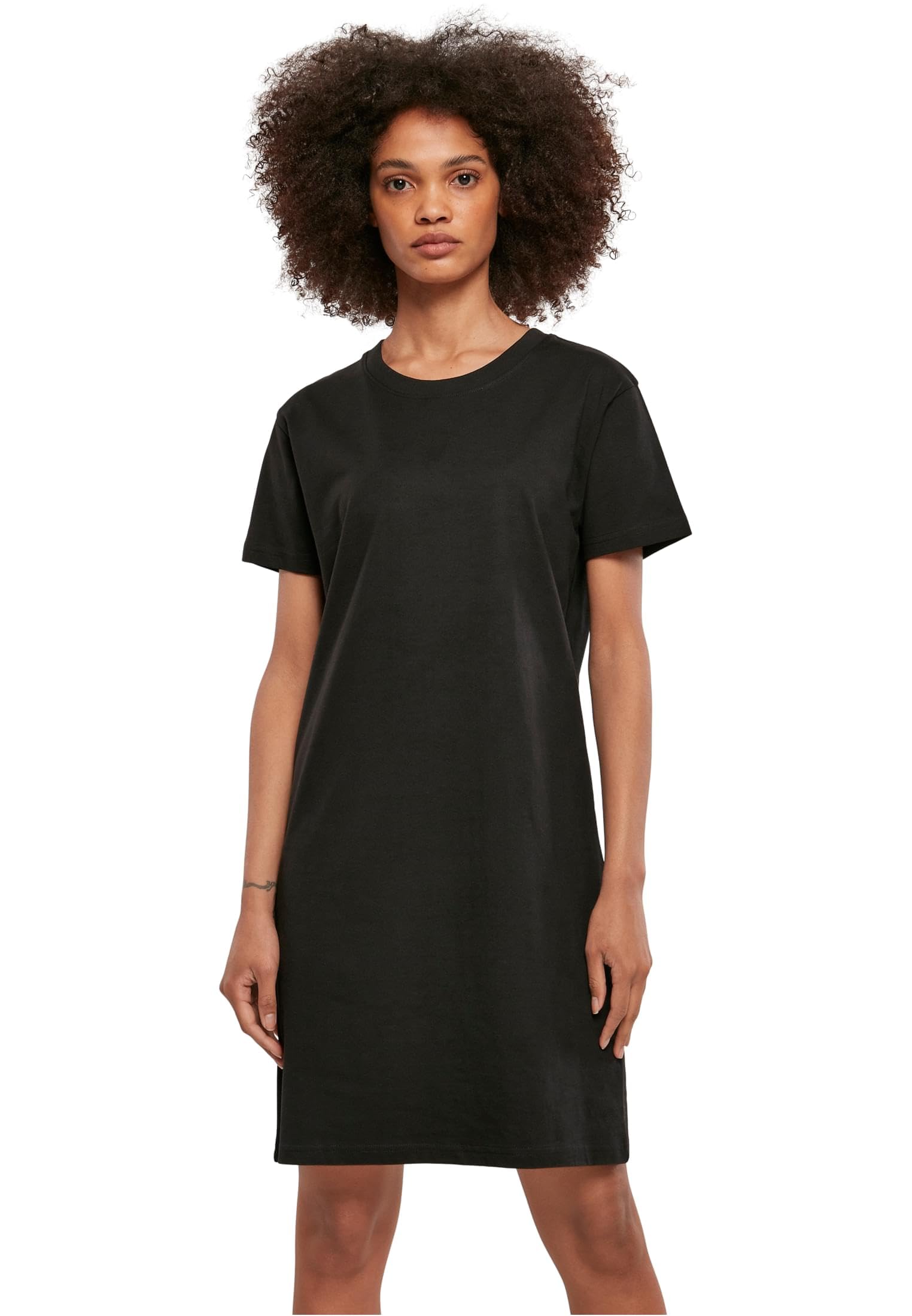 Urban Classics Women's Ladies Recycled Cotton Boxy Tee Dress, Black, XXXL
