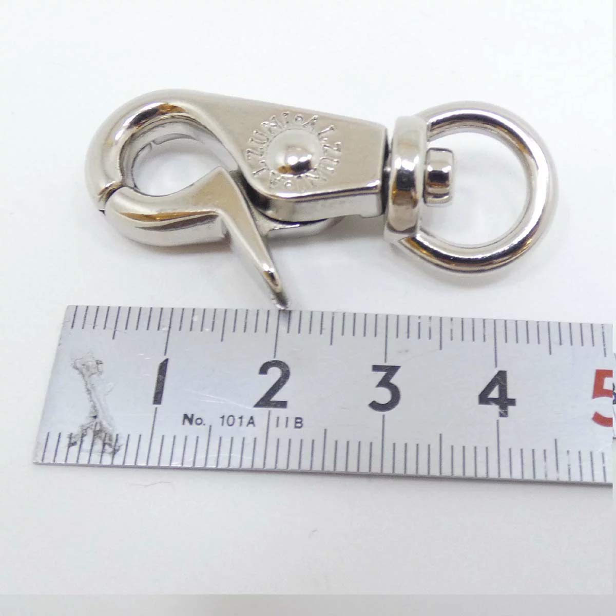 Amazon.co.jp: ALZUNI アルズニ 小 レバー ナスカン 刻印入り レザー