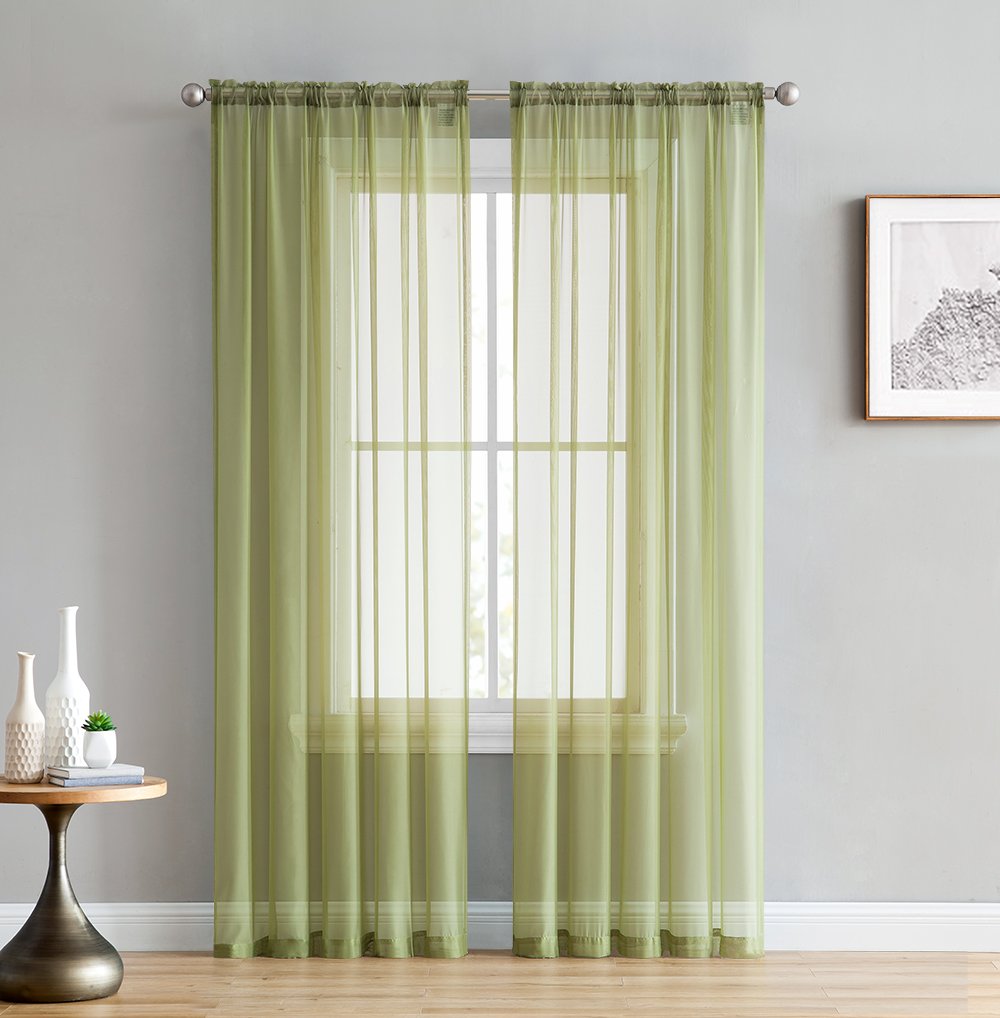 Long Light Green Curtains Curtains & Drapes 2023