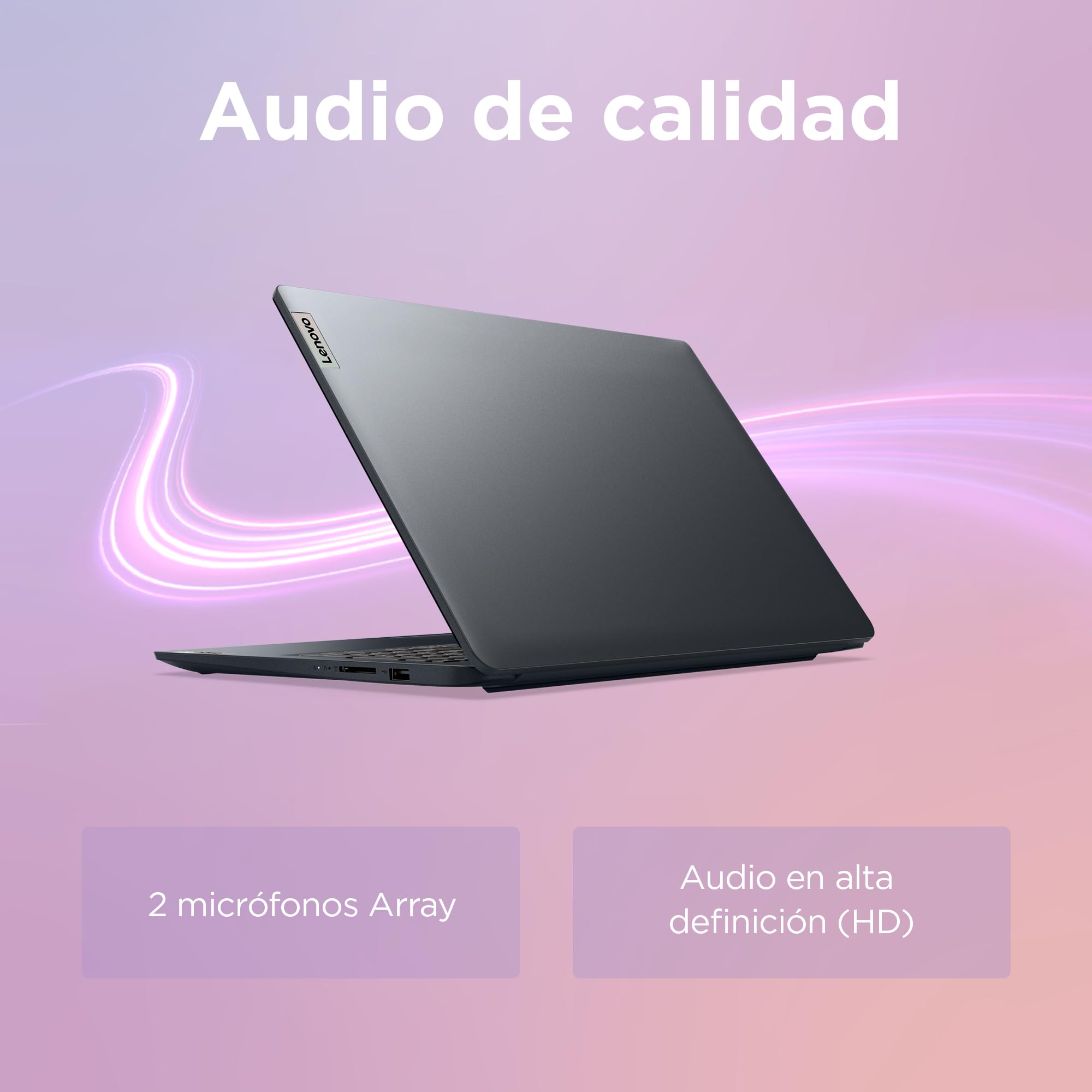 Lenovo IdeaPad 1 Gen 7 - Ordenador Portátil 15.6" FullHD (AMD Ryzen 7 5700U, 8GB RAM, 512GB SSD, AMD Radeon Graphics, Sin Sistema Operativo) Azul - Teclado QWERTY Español