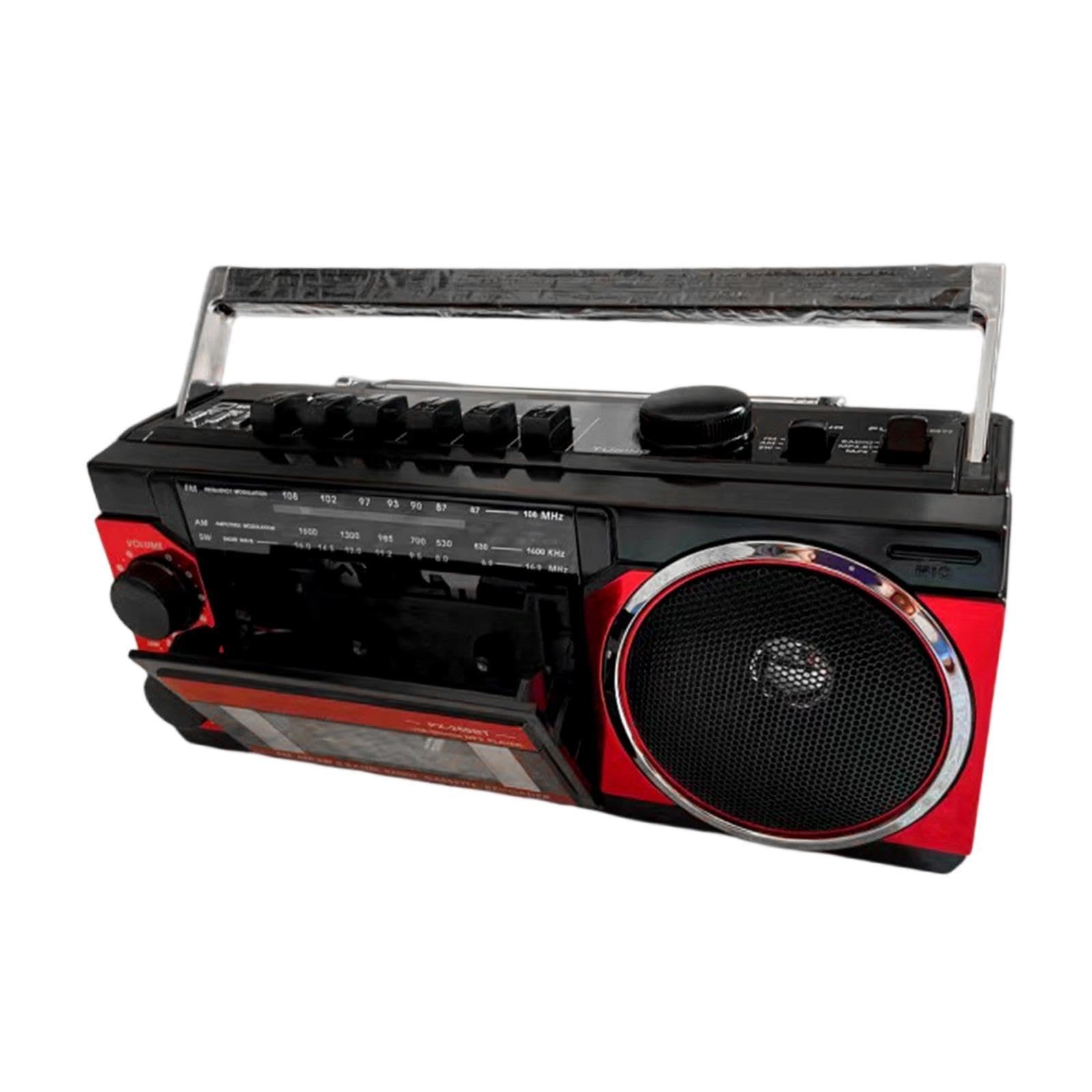 ZOOMELLA Radio Cassette Player USB Multifunctional Compact Tape Recorders for Outdoor