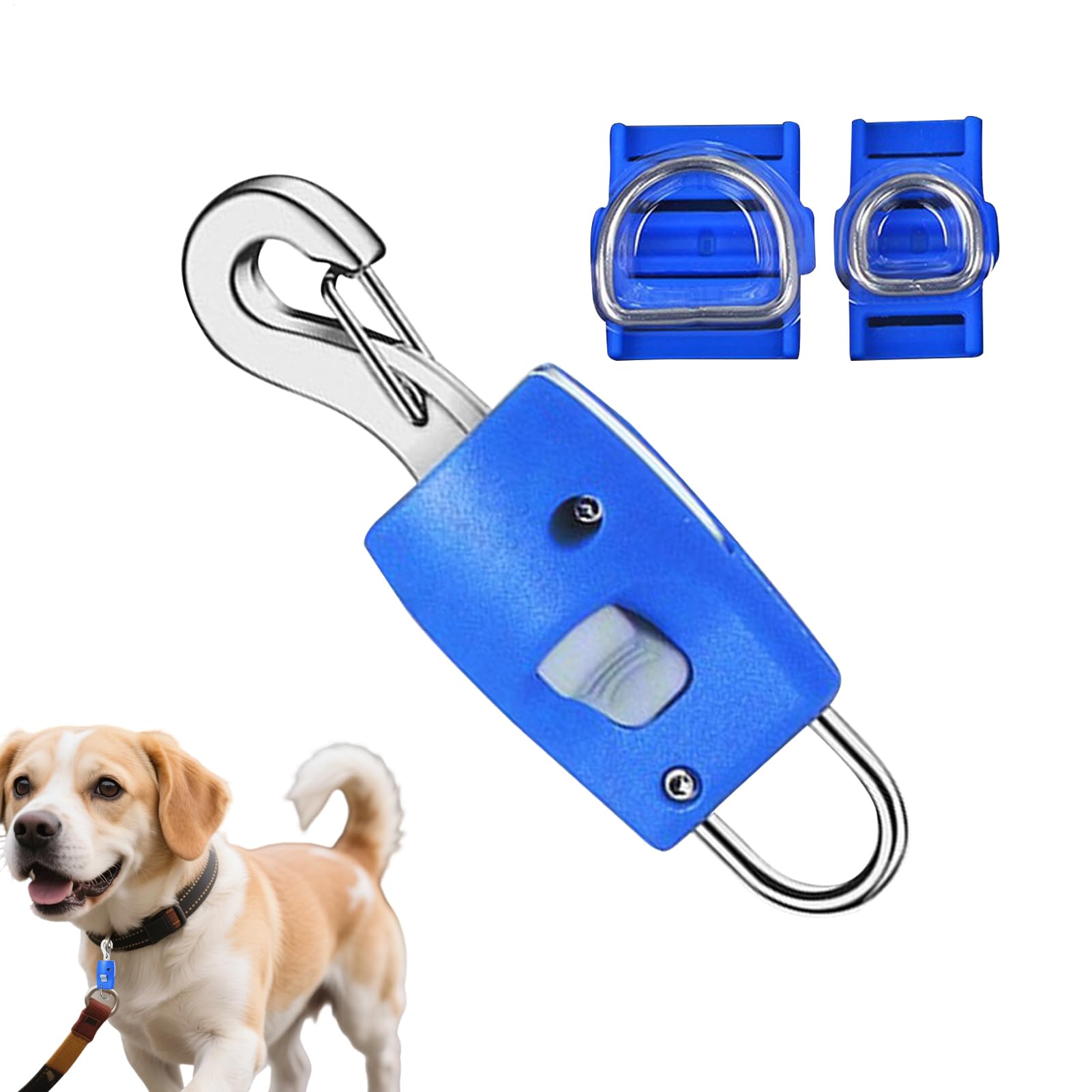 Dog Rope Clip,Quick Release Magnetic Rope Locking Clip - Locking Connector Pet Supplies for Walking Hiking Camping Outgoing Backyard Picnic