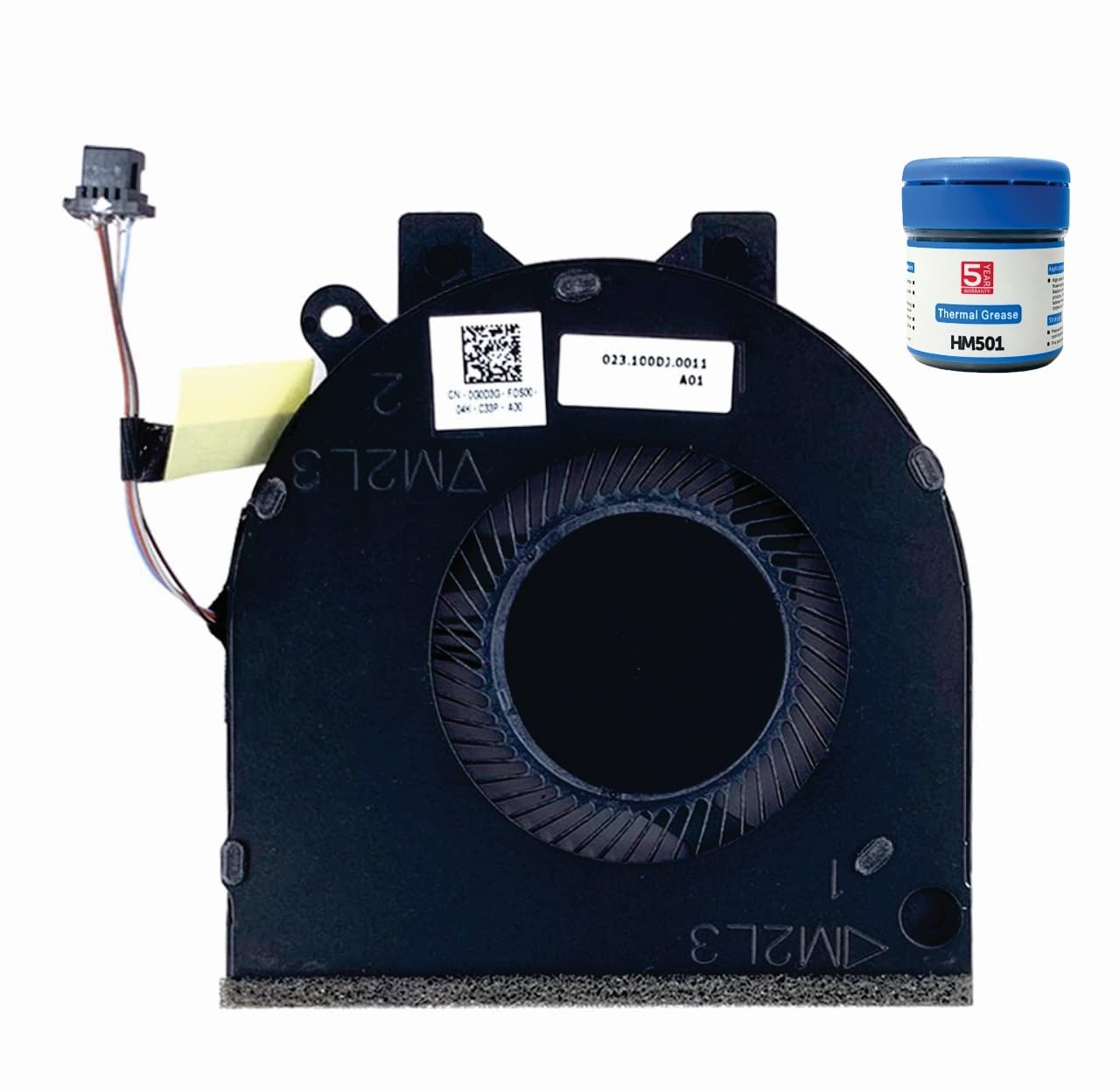 SpareWave Replacement Internal CPU Cooling Fan for Dell Inspiron 5480 5481 5482 5488 5491 5580 5581 5584 5585 5588 VOSTRO 5581 V5581 5481 Laptop Comes With MH501 Thermal Greasen (Cooling paste)-picture-11