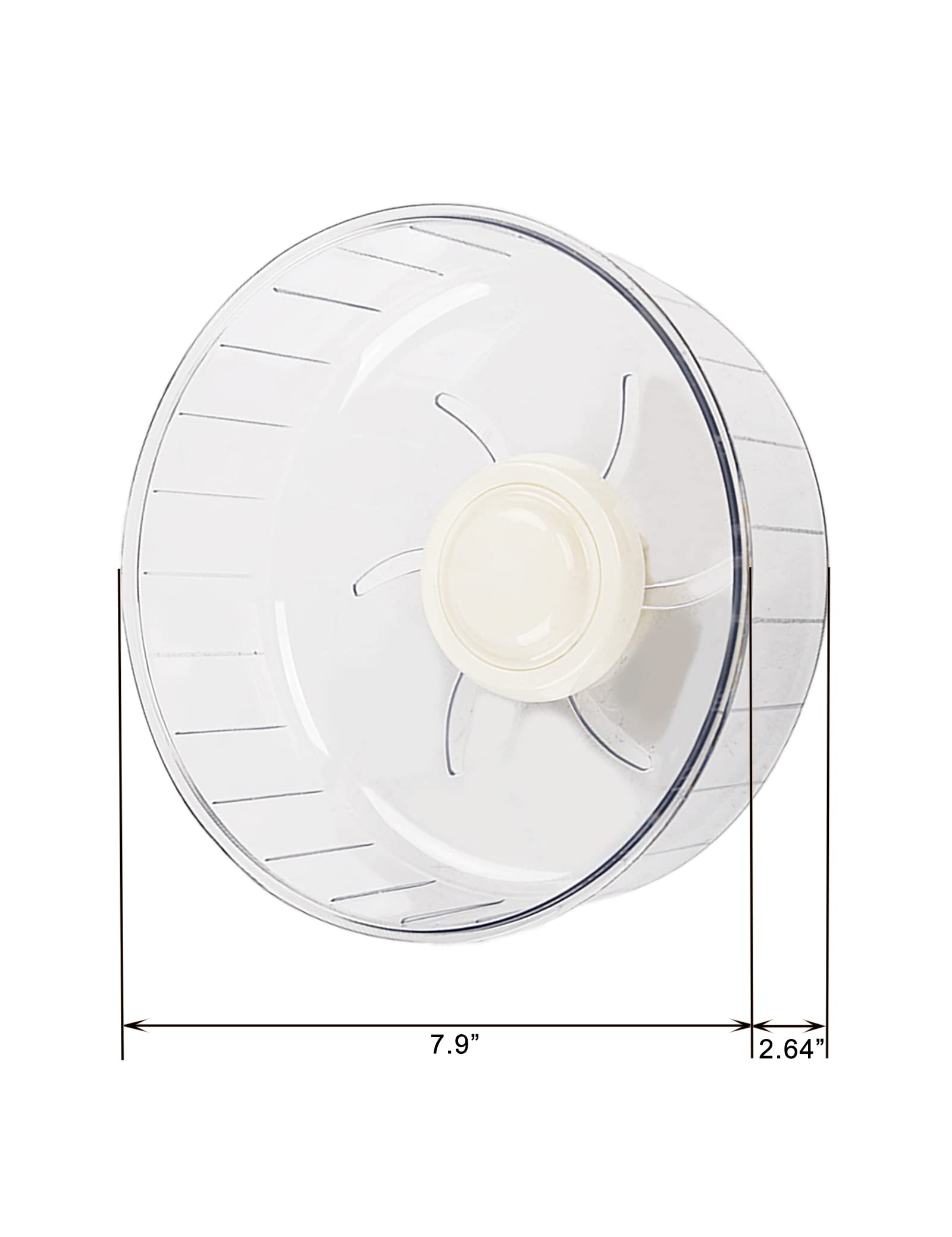 Silent Hamster Exercise Wheel - 7.9 Inch Running Spinner Quiet Runner for Small Animal Pet Gerbil Dwarf Syrian Hedgehog Rat Mouse Mice - image 4
