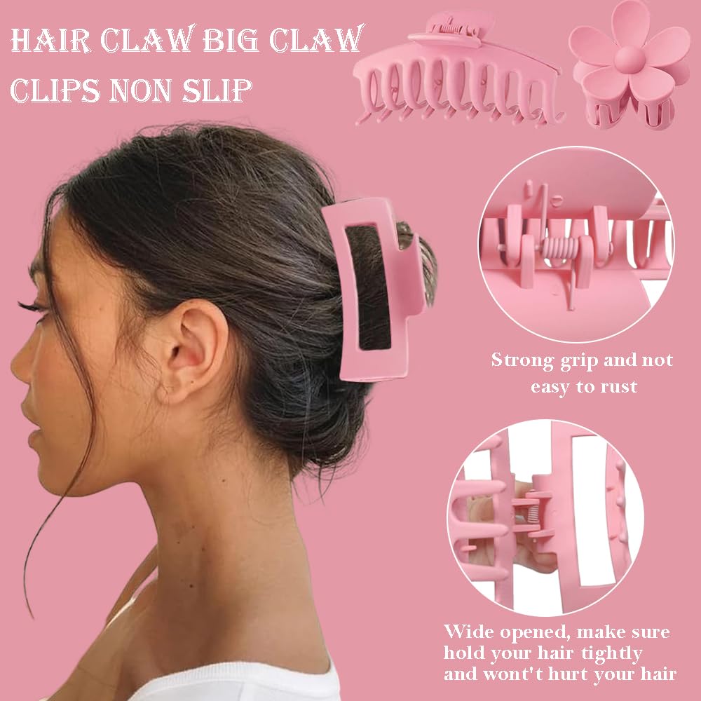 16pcs Spa Makeup Headband Set for Washing Face Bubble Skincare Headband, Face Washing Wristbands, Hair Claw Clips - Image 3