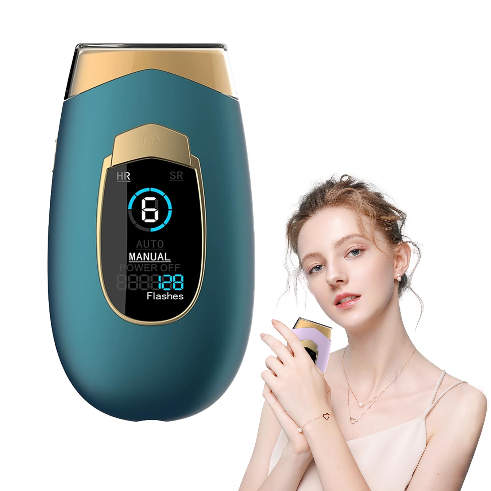 Lumina Lumisilk,lumisilk Lumina Luce Pulsata,Protettivo Epilatore Luce Pulsata,Lumisilk Epilatore Luce Pulsata 2 in 1, 2 in 1 Laser Epilatore per Braccio,Bikini,Corpo
