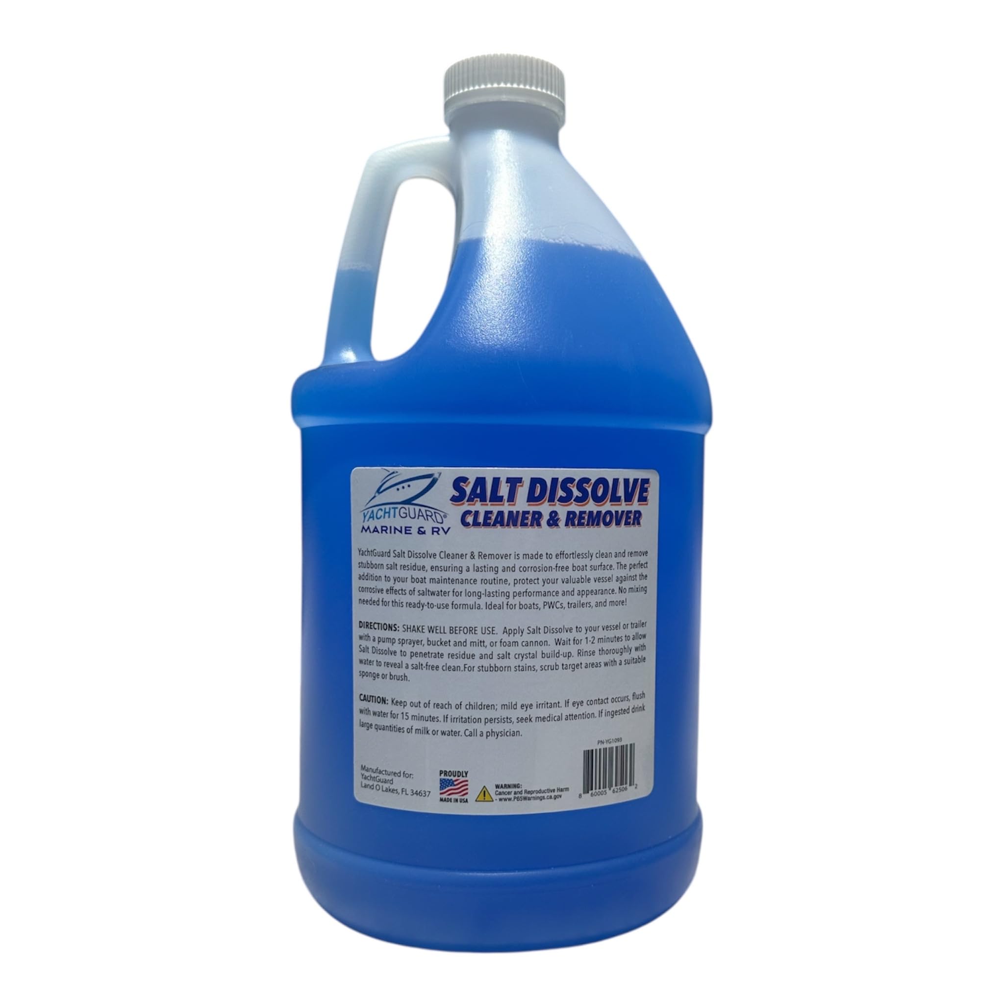 YachtGUARD Marine Salt Dissolve Cleaner & Remover, 128 FL OZ, Ready-to-Use Formula for Boats and RVs
