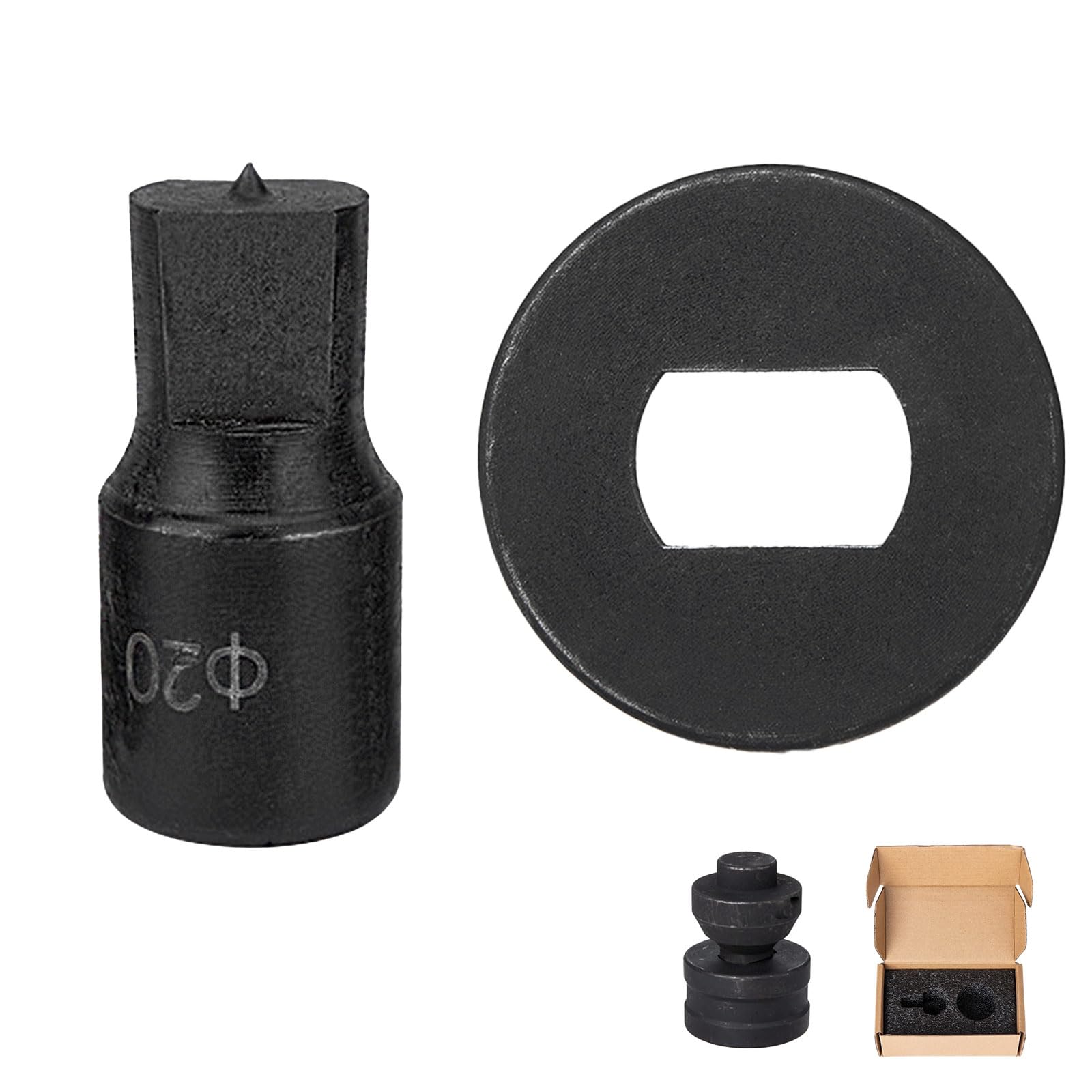 YKHBC Custom Dies - 1 Piece 6.5 * 20MM Slotted Hole Punching Dies Set for CH-70 Hydraulic Metal Hole Punch Digger Tool Machine - All Models Durable