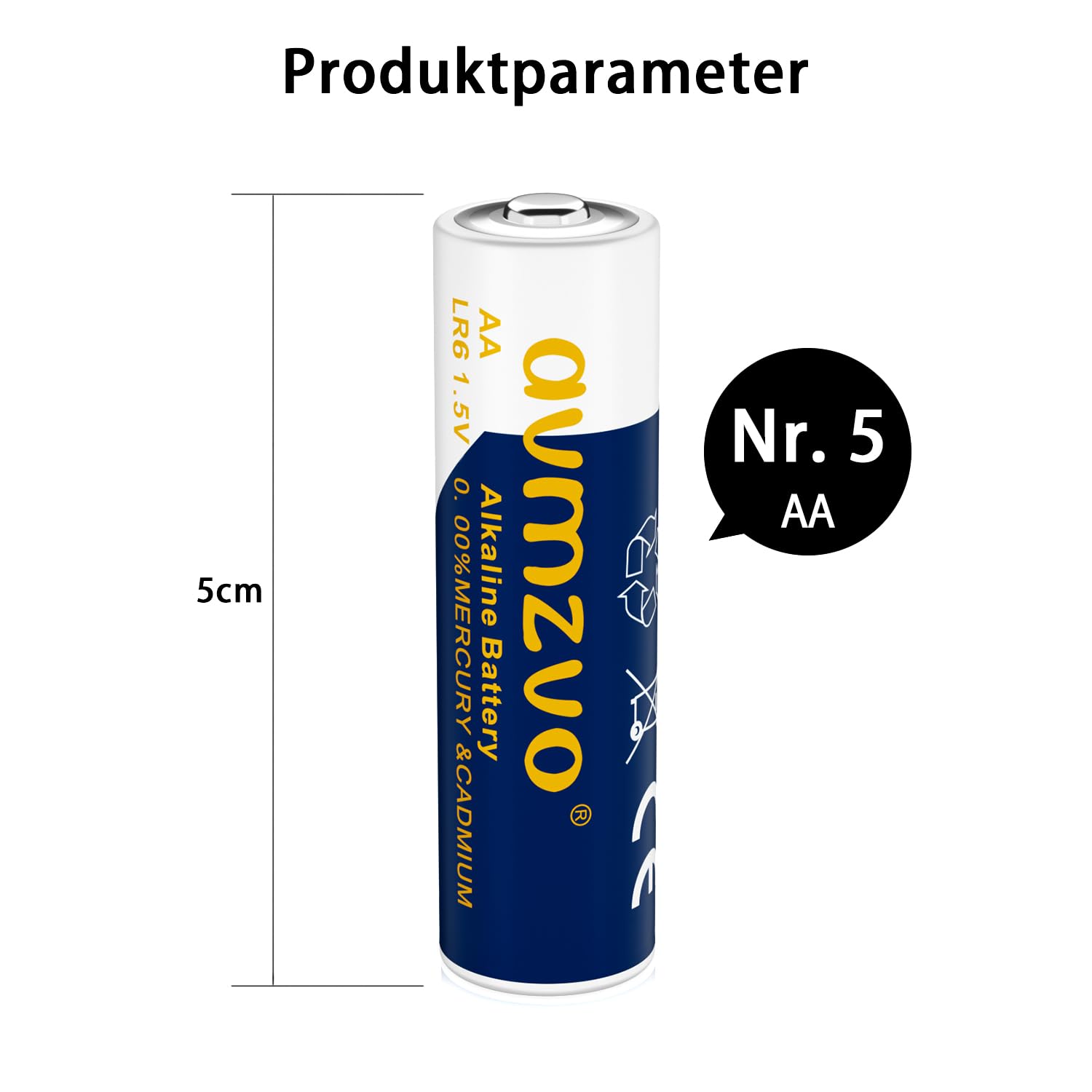 Batterien AA 240 stück,LR6 Batteries 1.5V,Alkaline,langlebige Power | Leistungsstark, Kann für Spielzeug, Wecker und andere elektronische Geräte verwendet Werden【10 Jahre Garantie】