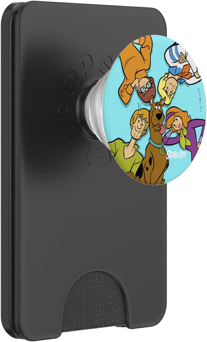 Scooby-Doo Classic Mystery Inc Gang Circle Group Shot PopSockets PopGrip for MagSafe