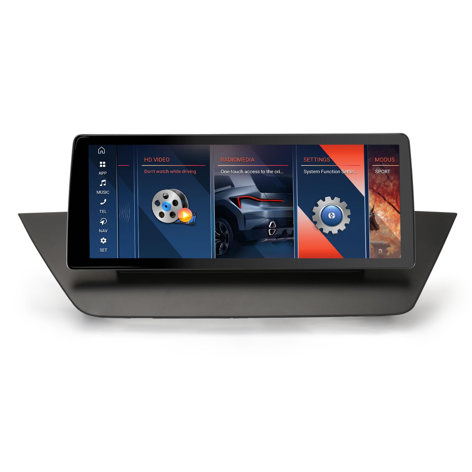 Erisin 64GB 10.25" 8-Core Android 16 Autoradio Bluetooth per BMW X1 E84 CIC | Qualcomm 8-Core 4GB+64GB Supporta Wireless CarPlay Android Auto GPS Navigatore IPS iDrive OEM WiFi 4G DAB+ Canbus DSP DVR USB