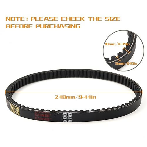 Miniatura 5 de KARSEE 3 unidades serie 30 unidades Go Kart Yerf Dog 203591 Q430203W Q43103W Q43203W Manco Carter 5.5hp 6.5hp 203591 Tecumseh Kartco 7655 Rotary