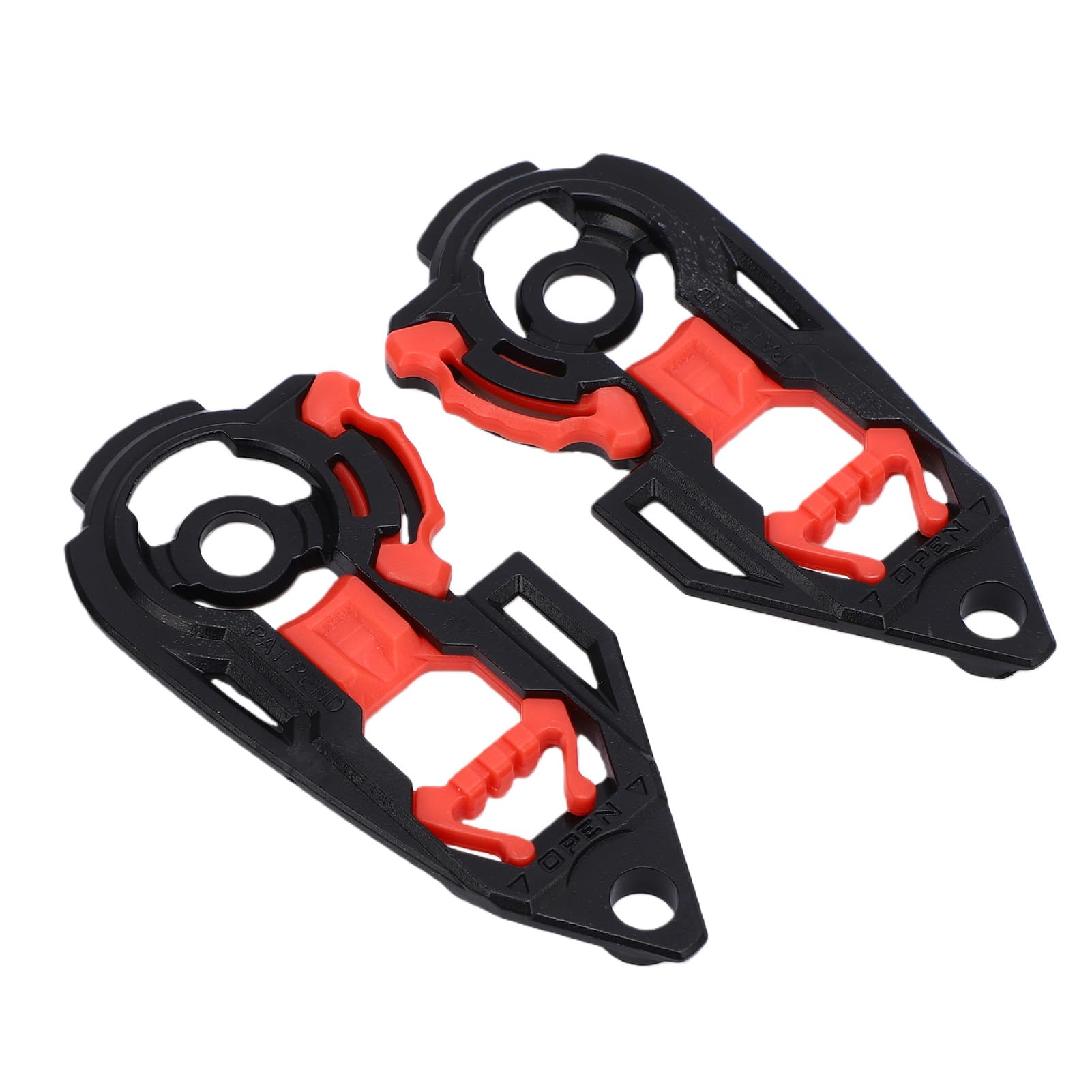 SENECESLI Helmvisier-Basisgetriebe, Helmvisier-Basisplatte-Ersatzschloss-Kit mit Verstellbarem Design, für AGV K1 K1S K3SV K5 K5S Helmschild-Visier-Getriebemechanismus