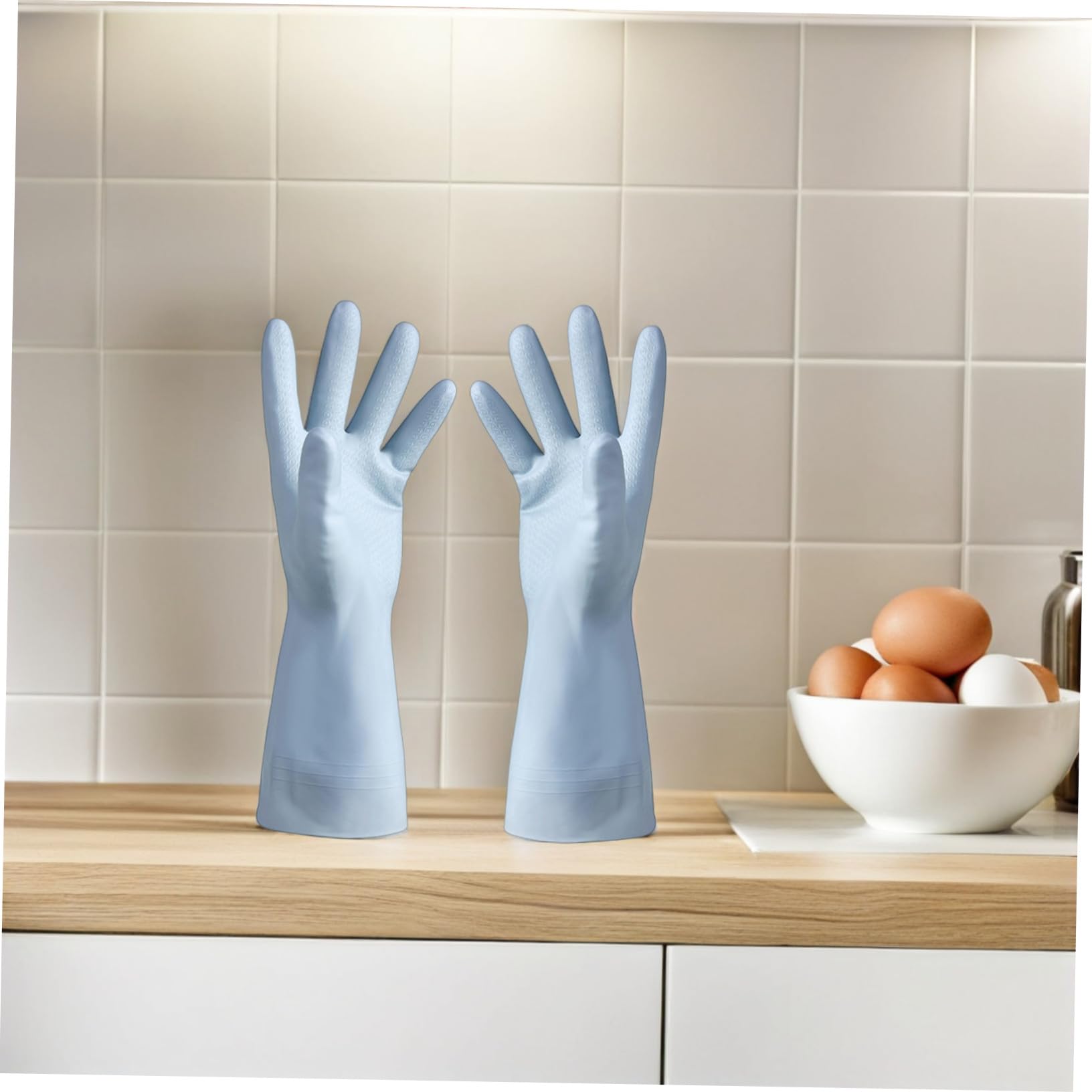 CALLARON 6 Paia di Guanti per La Pulizia della Cucina Guanti Riutilizzabili Impermeabili