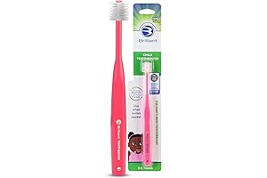 Soft, Round-Headed Brilliant Oral Care Child Toothbrush
