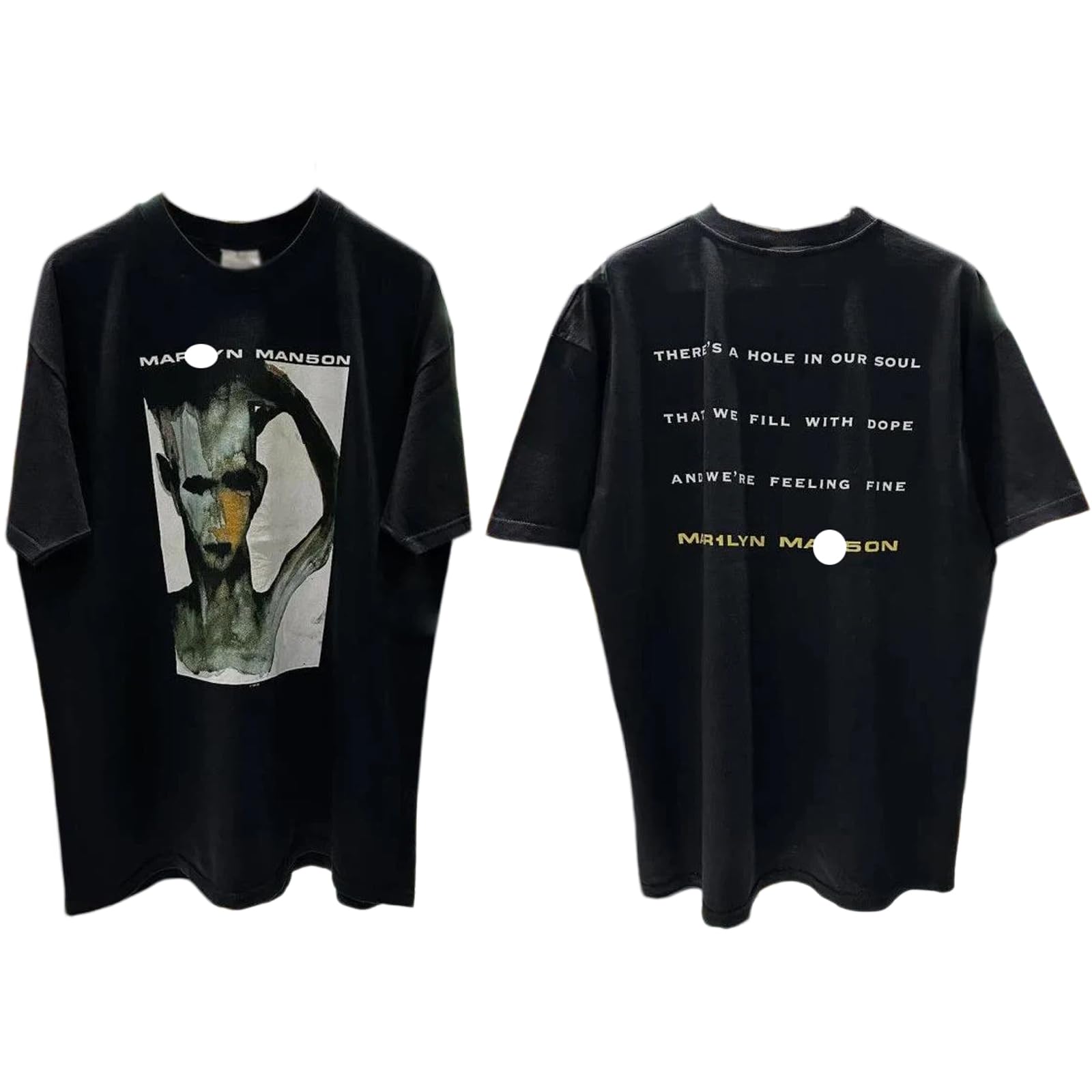 Amazon.co.jp: マリリンマンソン tシャツ ロック 音楽 Tシャツ メンズ