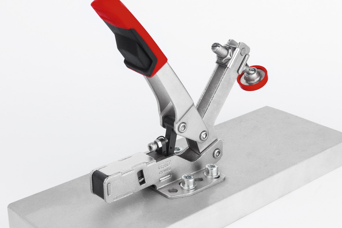 BRIDA HORIZONTAL CON BRAZO ABIERTO Y PLACA BASE HORIZONTAL STC-HH /40